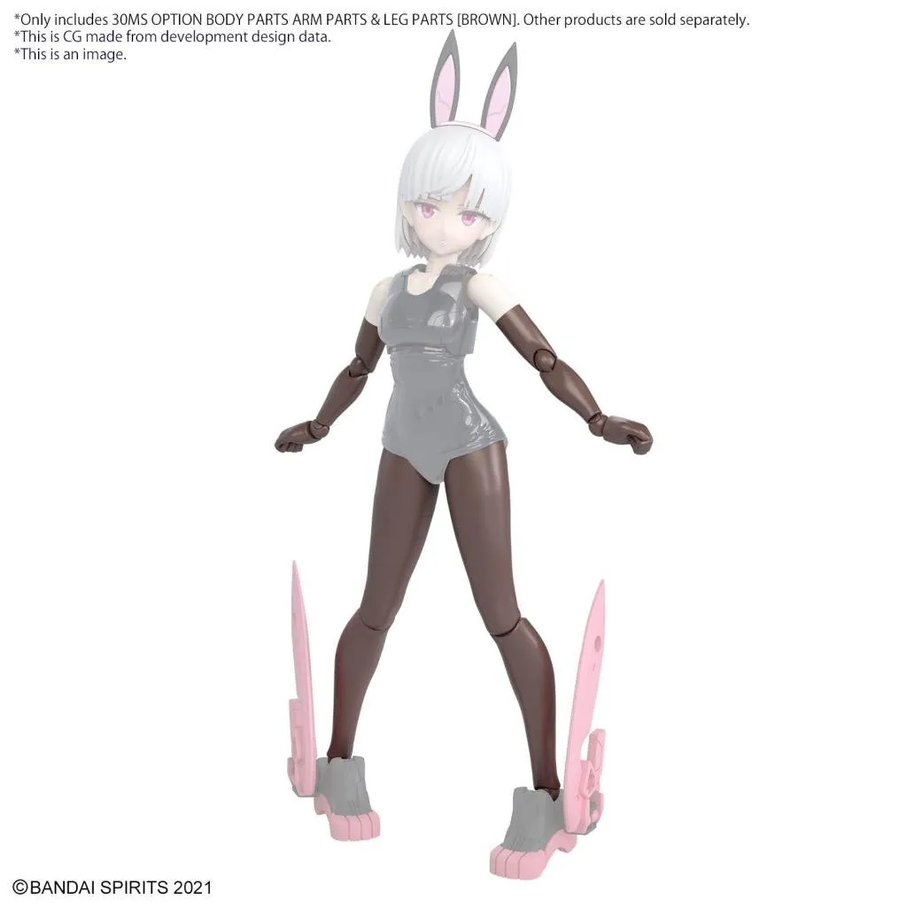 30MS - Option Body Parts Arm Parts & Leg Parts (Brown) - Model Kit